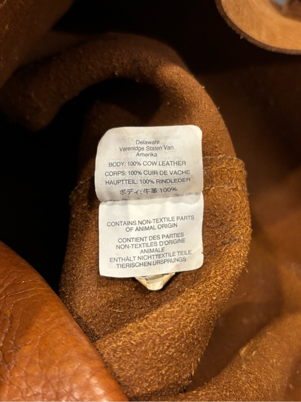 J. Crew Large Cognac Genuine Leather Tote - Picture 7 of 7